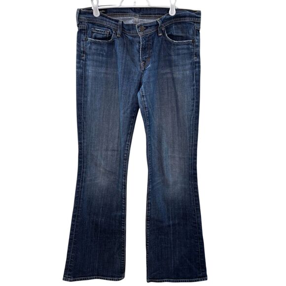 Citizens of Humanity Ingrid #002 Stretch Low Waist Flare Jeans Medium Wash 32 - Picture 2 of 8